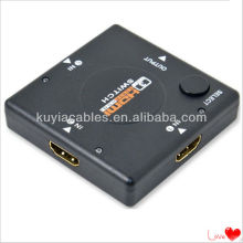 3 порта HDMI коммутатор Switcher Splitter для HDTV 1080P PS3 1080p Дисплей Видео DVD